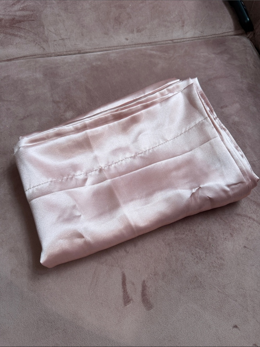 Luxury Light Pink Satin body pillow Pillowcase